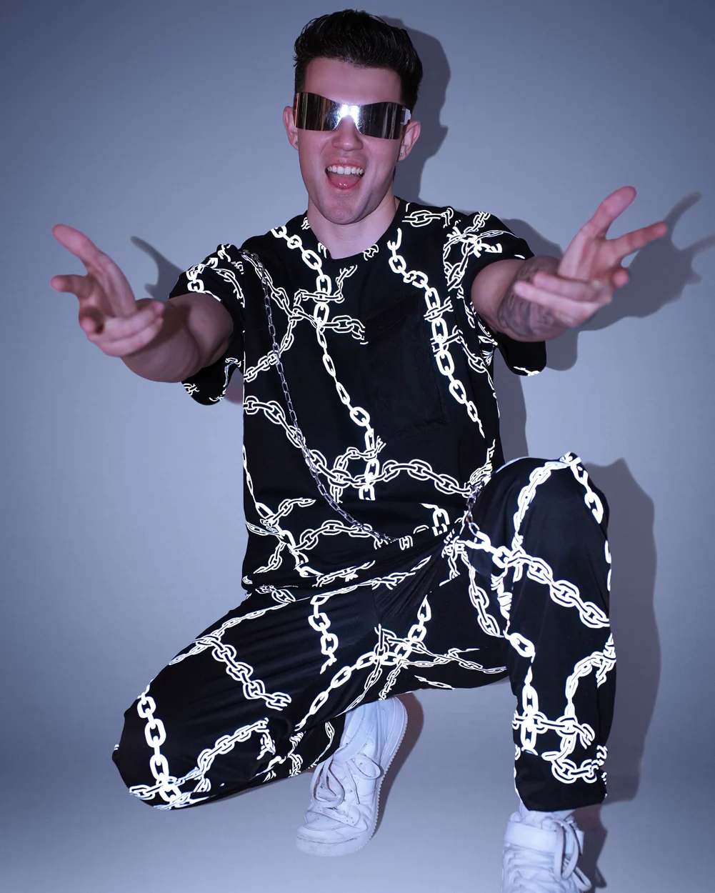 Power Surge Silver Reflective Men's Pants