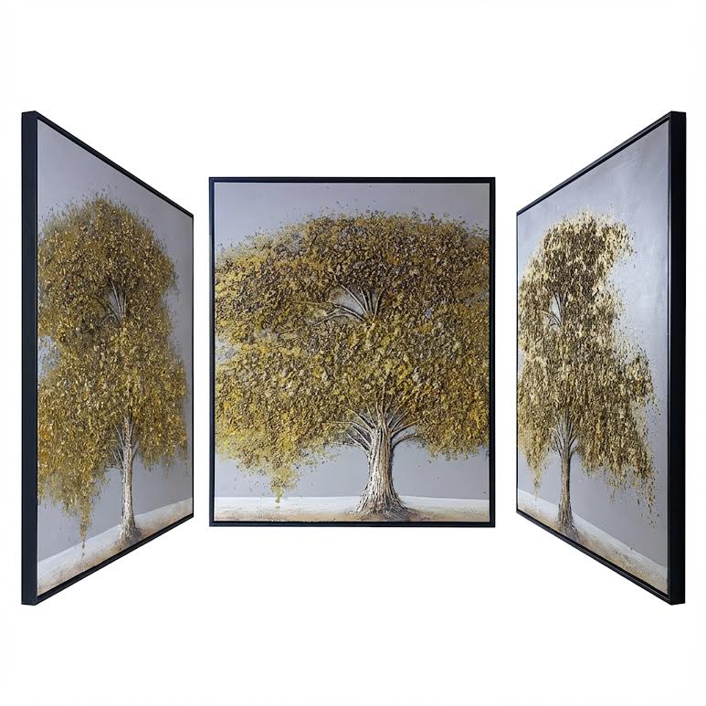 70 x 140cm Tree Design Frame Multicoloured