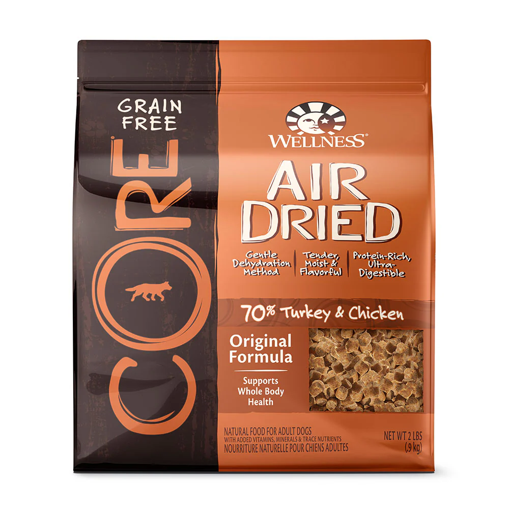 Wellness® Core® Tender Bites Grain Free Air Dried Original Turkey & Chicken Formula Dog Food 2 Lbs