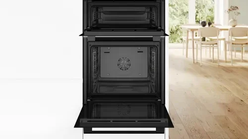 Bosch Series 4 Built-In Double Oven - Black | MBA533BB3B