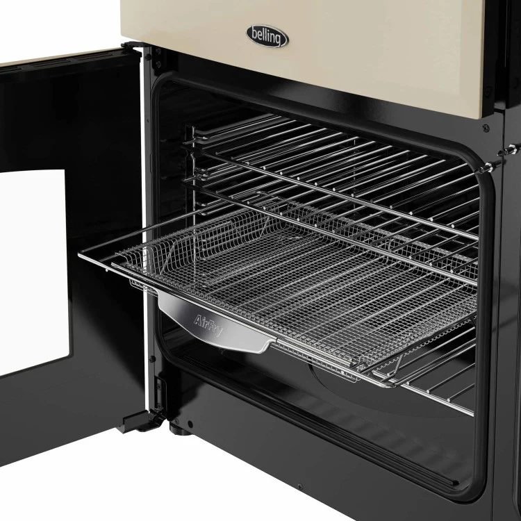 Belling 90鈥痗m Farmhouse Cream Electric Rangecooker | FH90ECRM