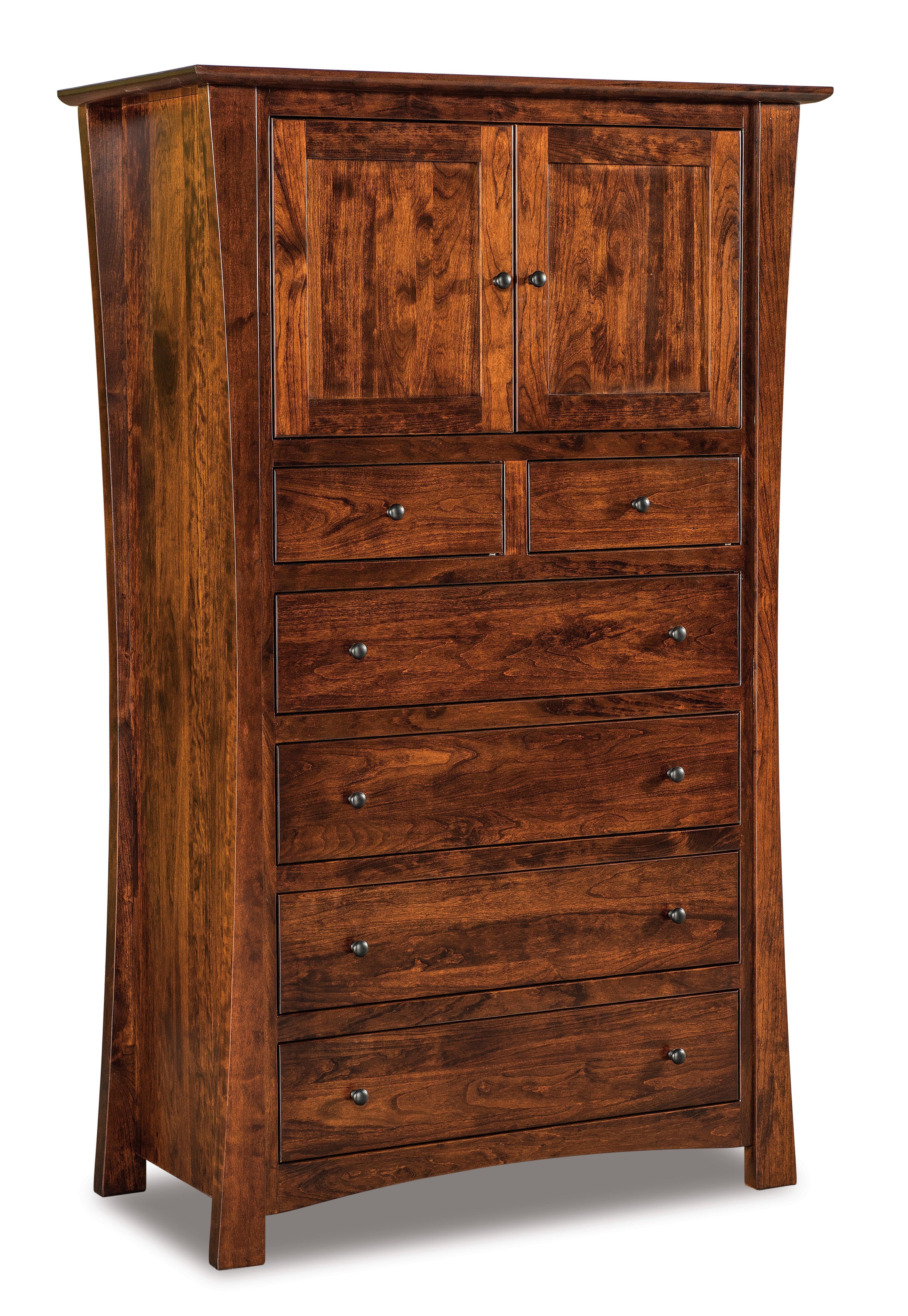 Amish Matison Six Drawer Two Door Armoire