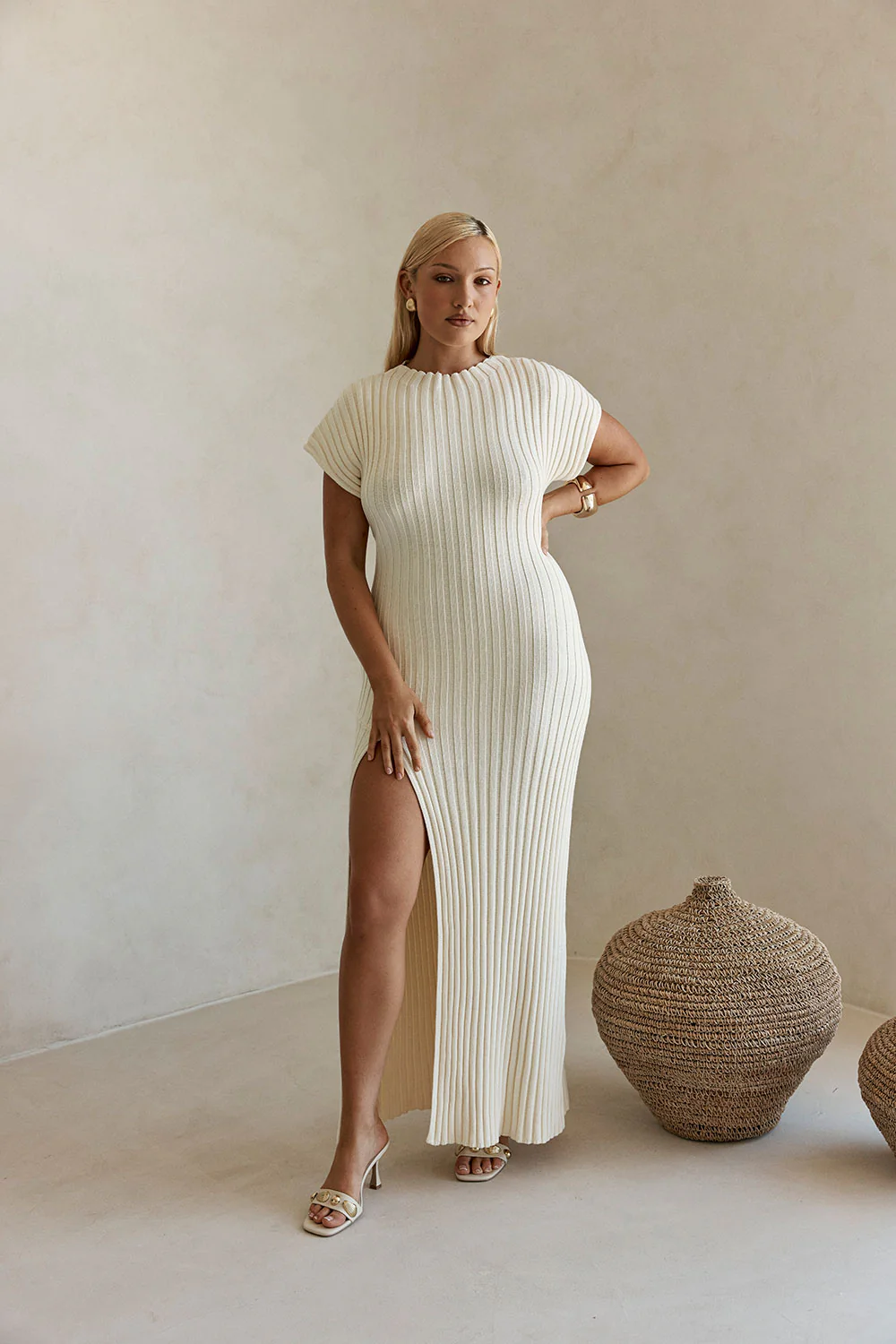 Gemini Dress - Cream