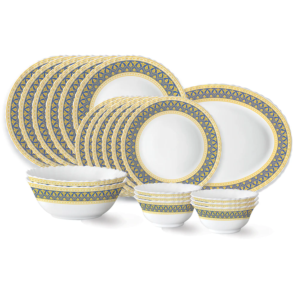 Larah by Borosil Regal Dinner Set, 21 pc