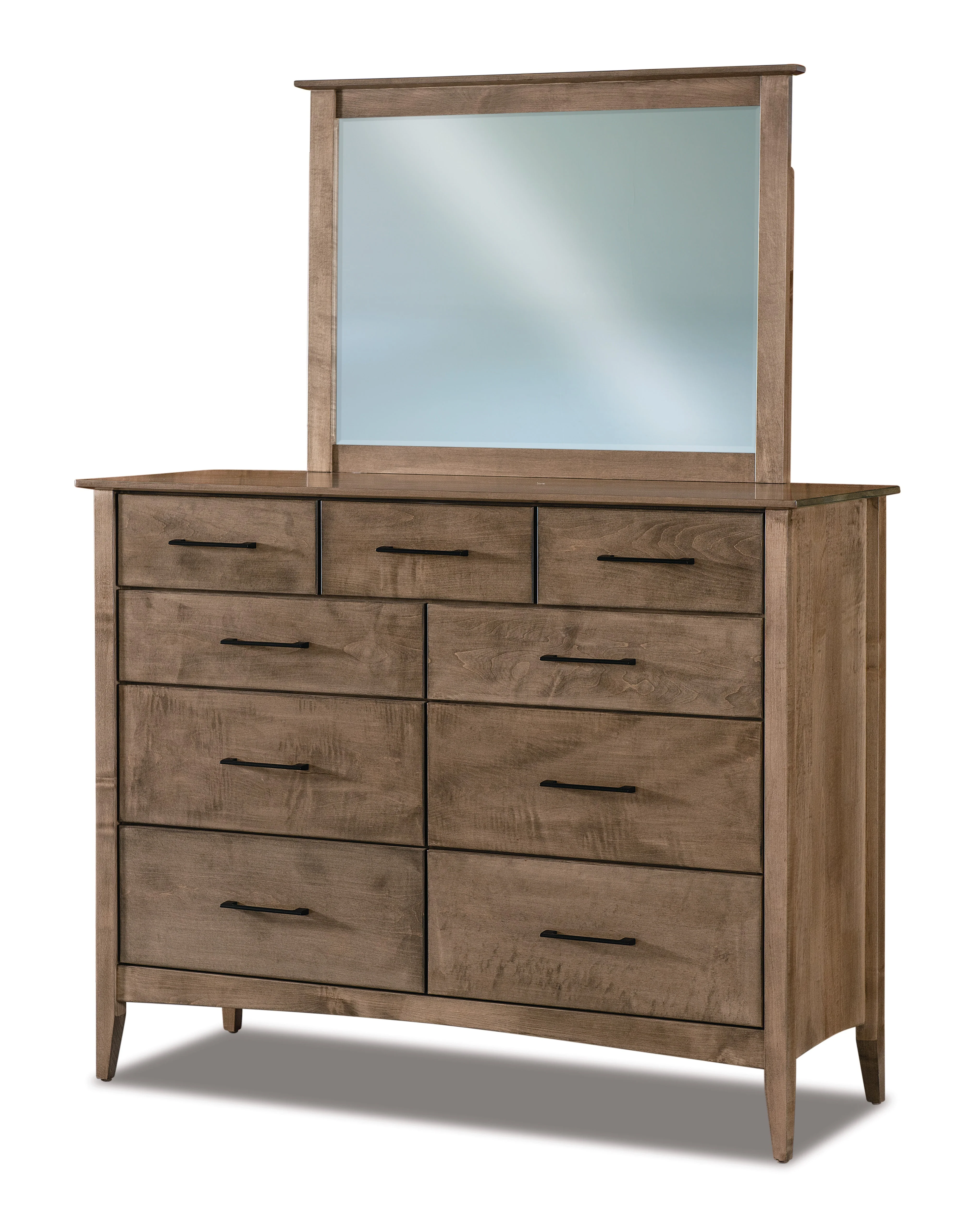 Amish Atlantic Nine Drawer Dresser