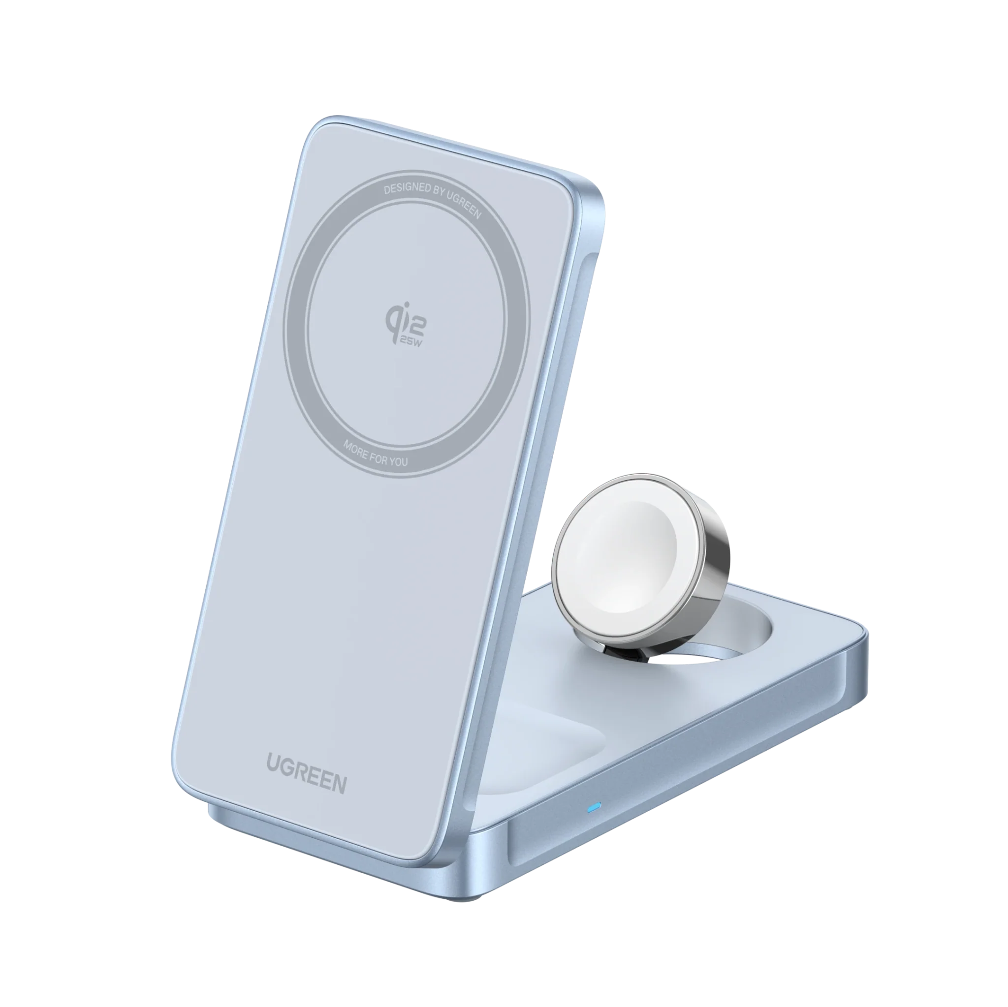 UGREEN MagFlow 3-in-1 Magnetic Wireless Charger (Qi2 25W, MagSafe-Compatible)