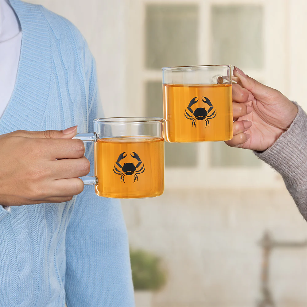 Borosil Zodiac Classic Mug-Cancer, 305ml