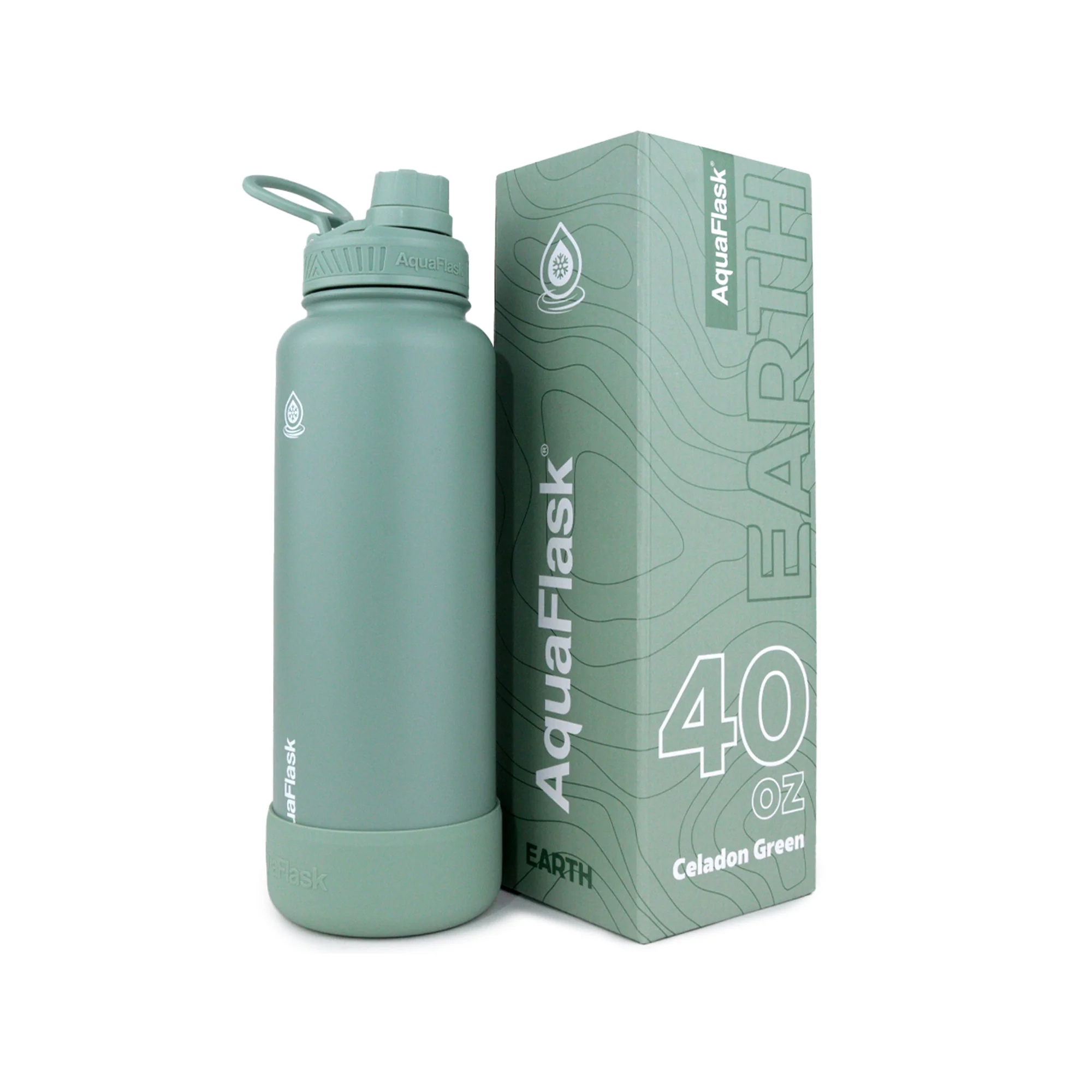 Aquaflask Earth 1182ml Flask Celadon Green