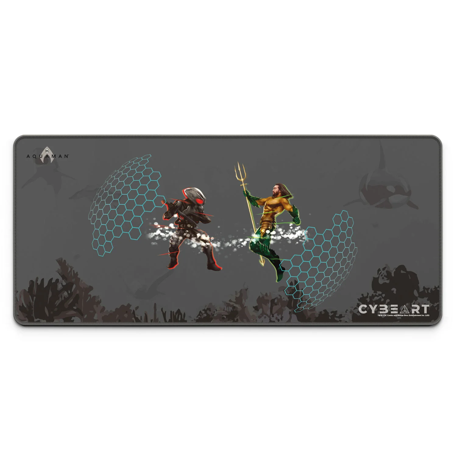 Aquaman Vs. Black Manta Gaming Mouse Pad