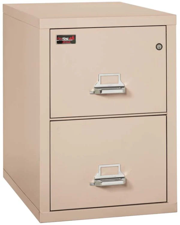 FireKing 2-1929-2 Two-Hour Two Drawer Vertical Letter Fire File Cabinet