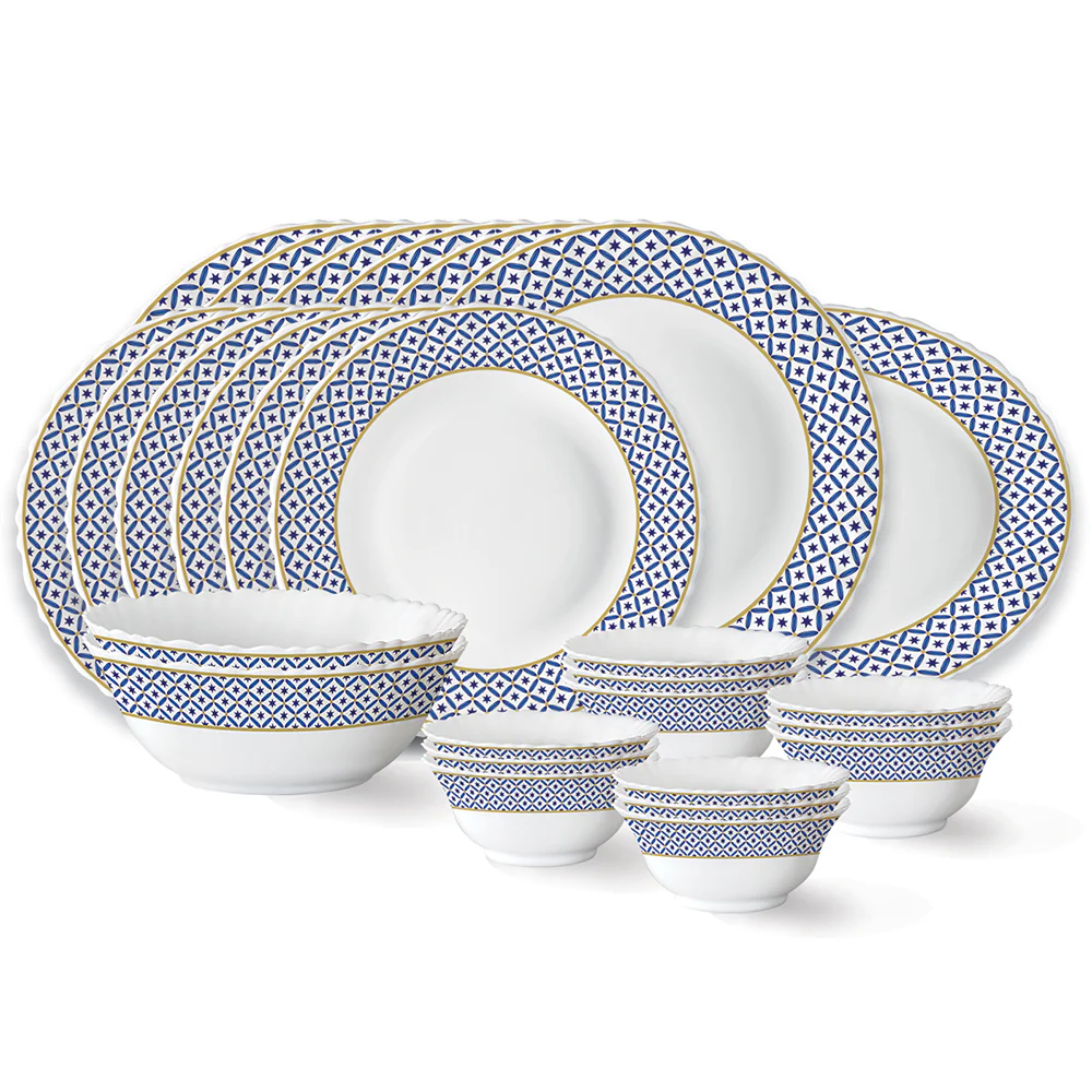 Larah by Borosil Juliet Dinner Set, 27 pc