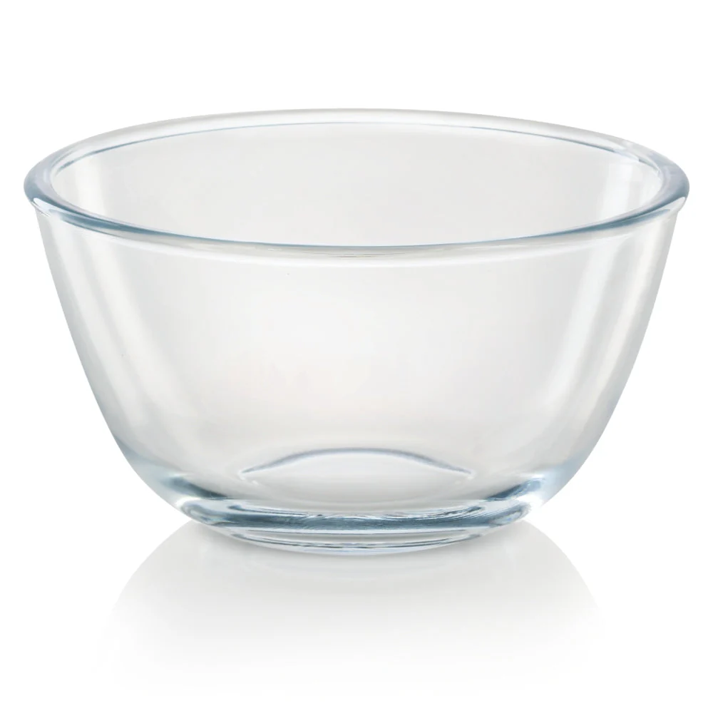Borosil Mixing & Serving Bowl, Blue Lid, 1.3L