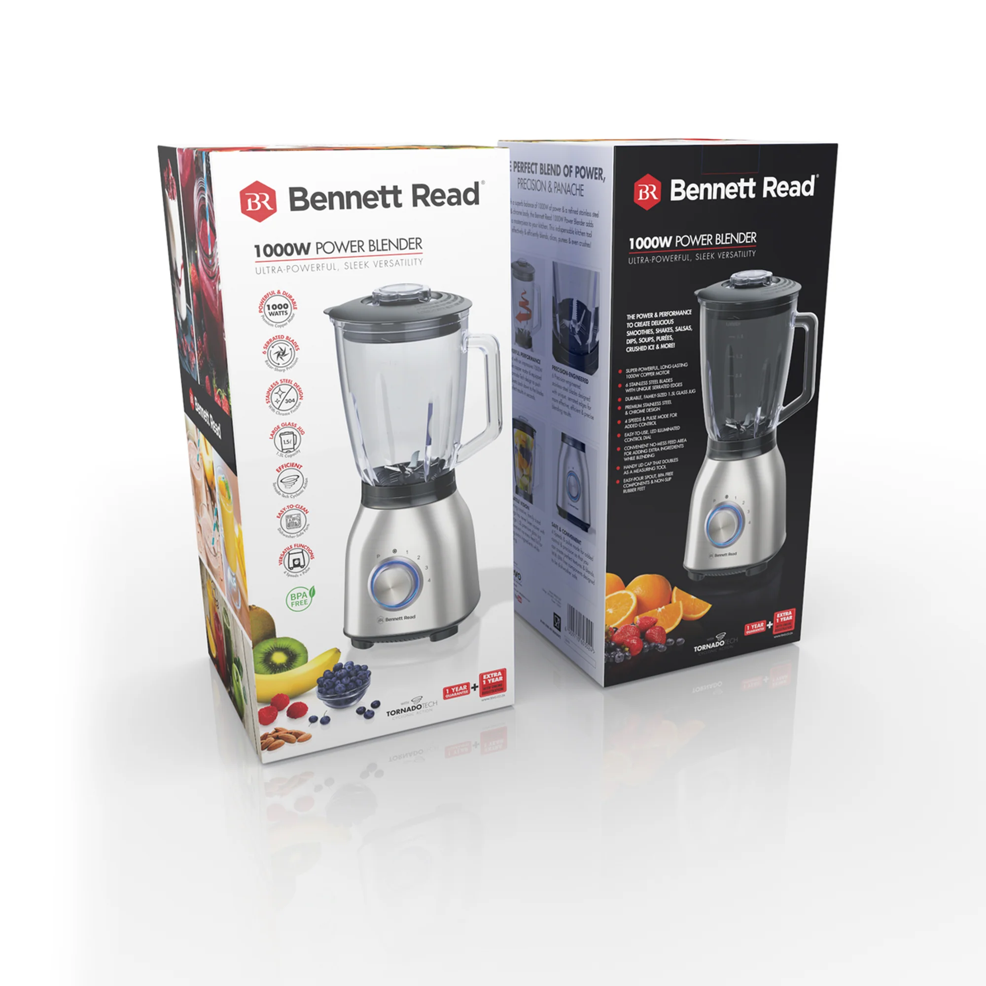Bennett Read 1000W Power Blender Silver