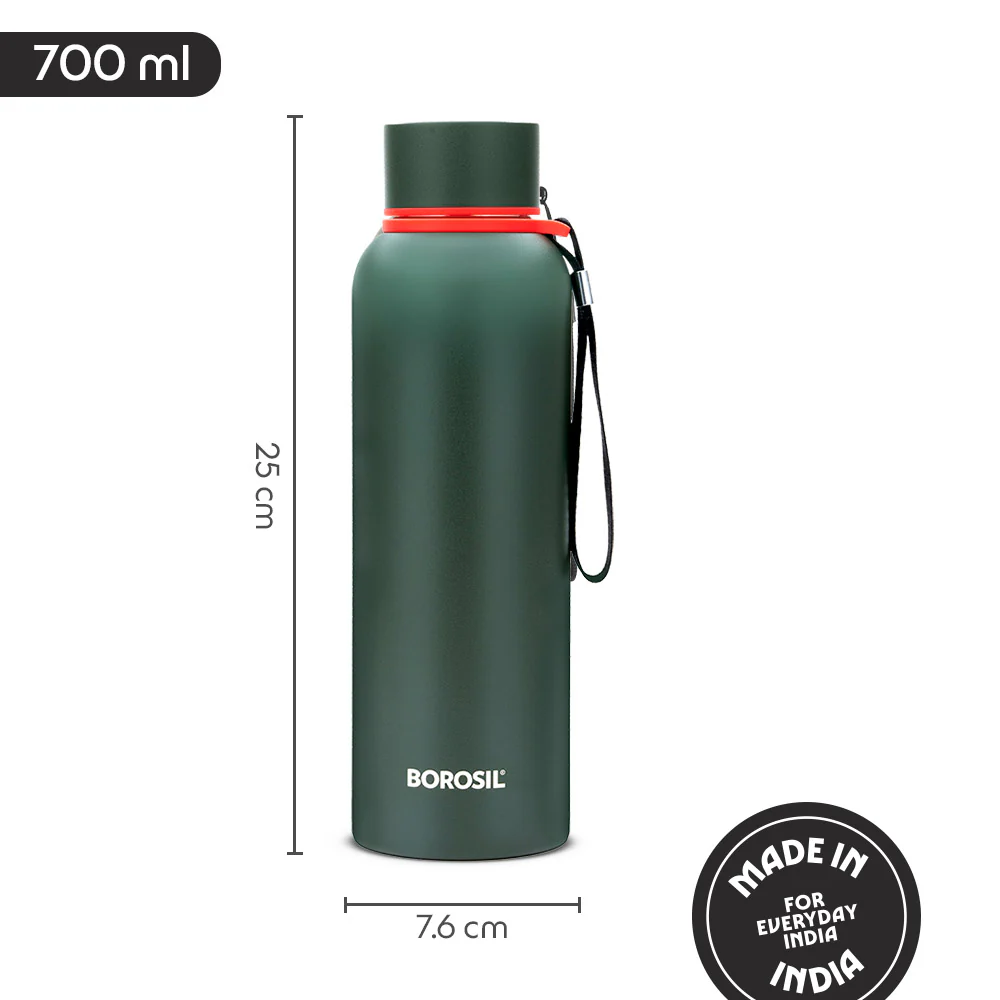 Borosil Trek Green, 700ml