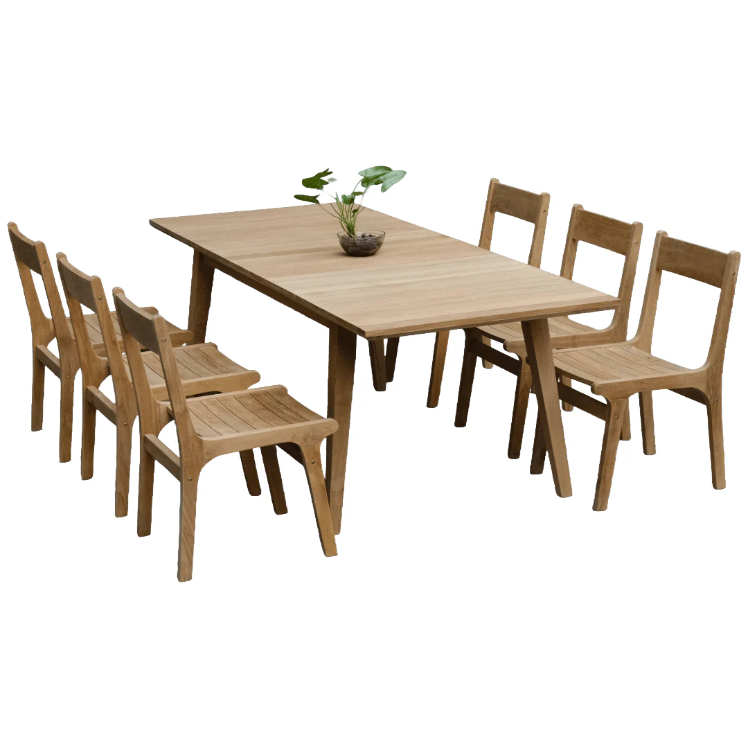 Eluna Teak Outdoor Dining Set