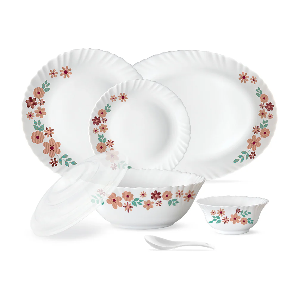 Larah by Borosil Ayana 47 pc Dinner Set