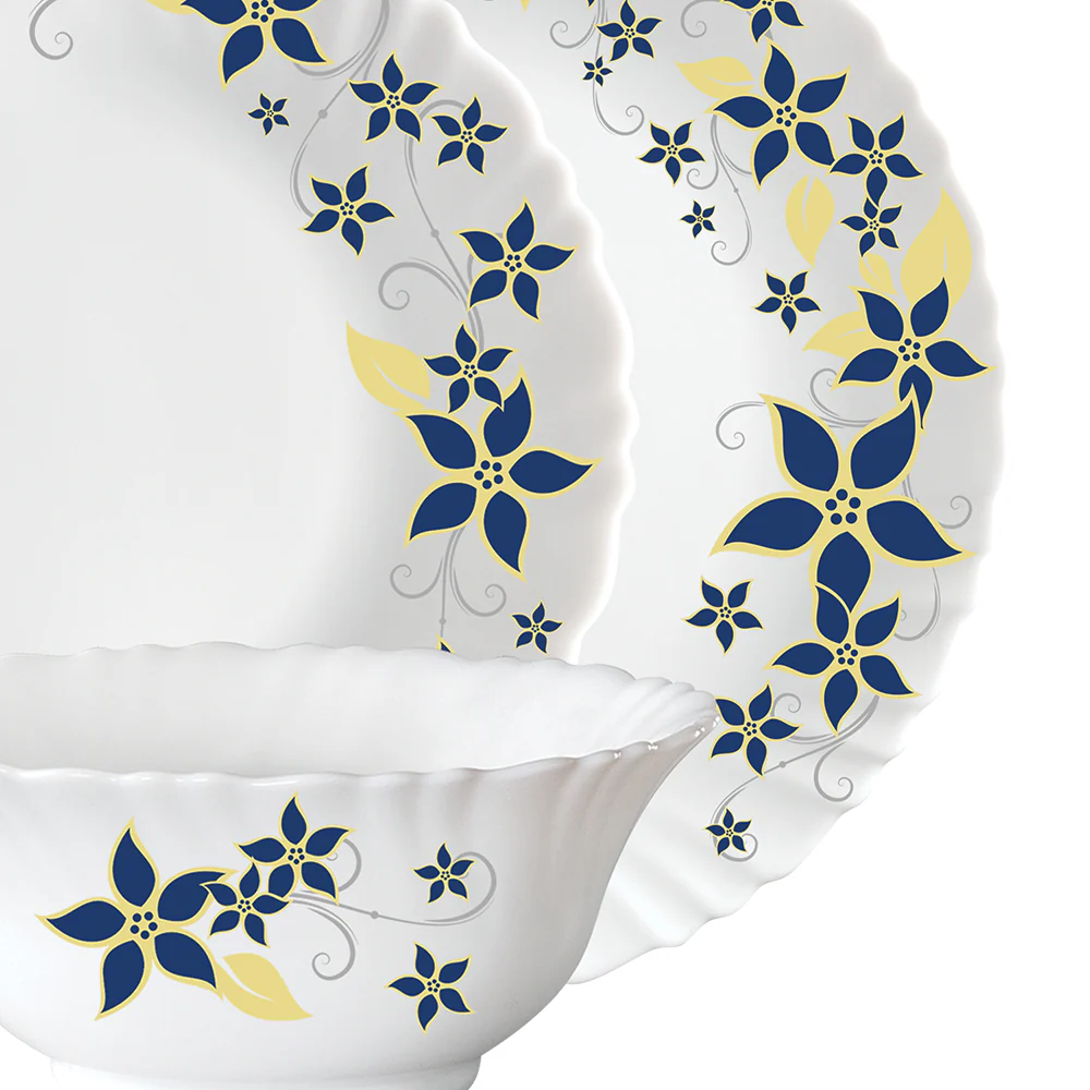 Larah by Borosil Viva Dinner Set, 19 pc