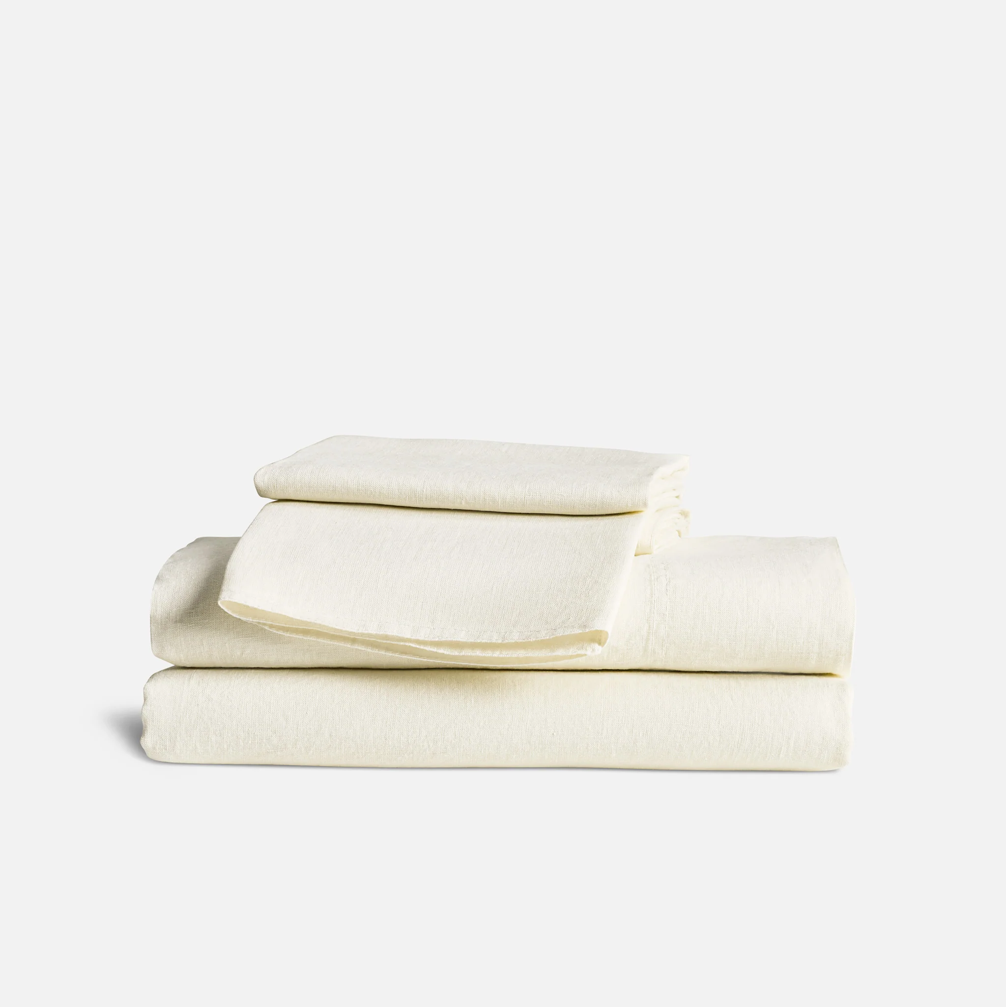 Washed European Linen Core Sheet Set