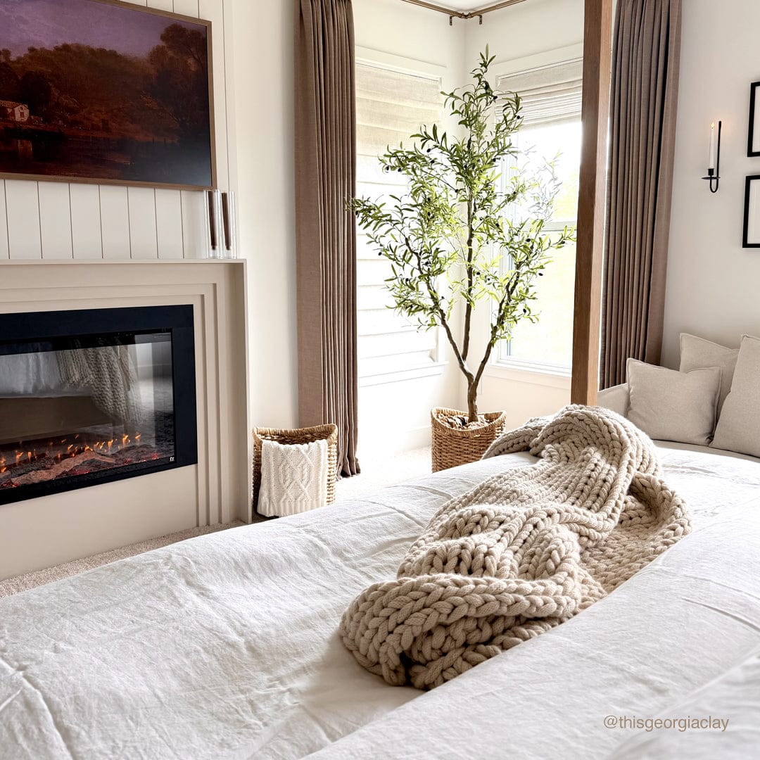 Fireplug™ Pro 33 inch Smart Electric Fireplace Insert with Fire Crackle Sound 80072