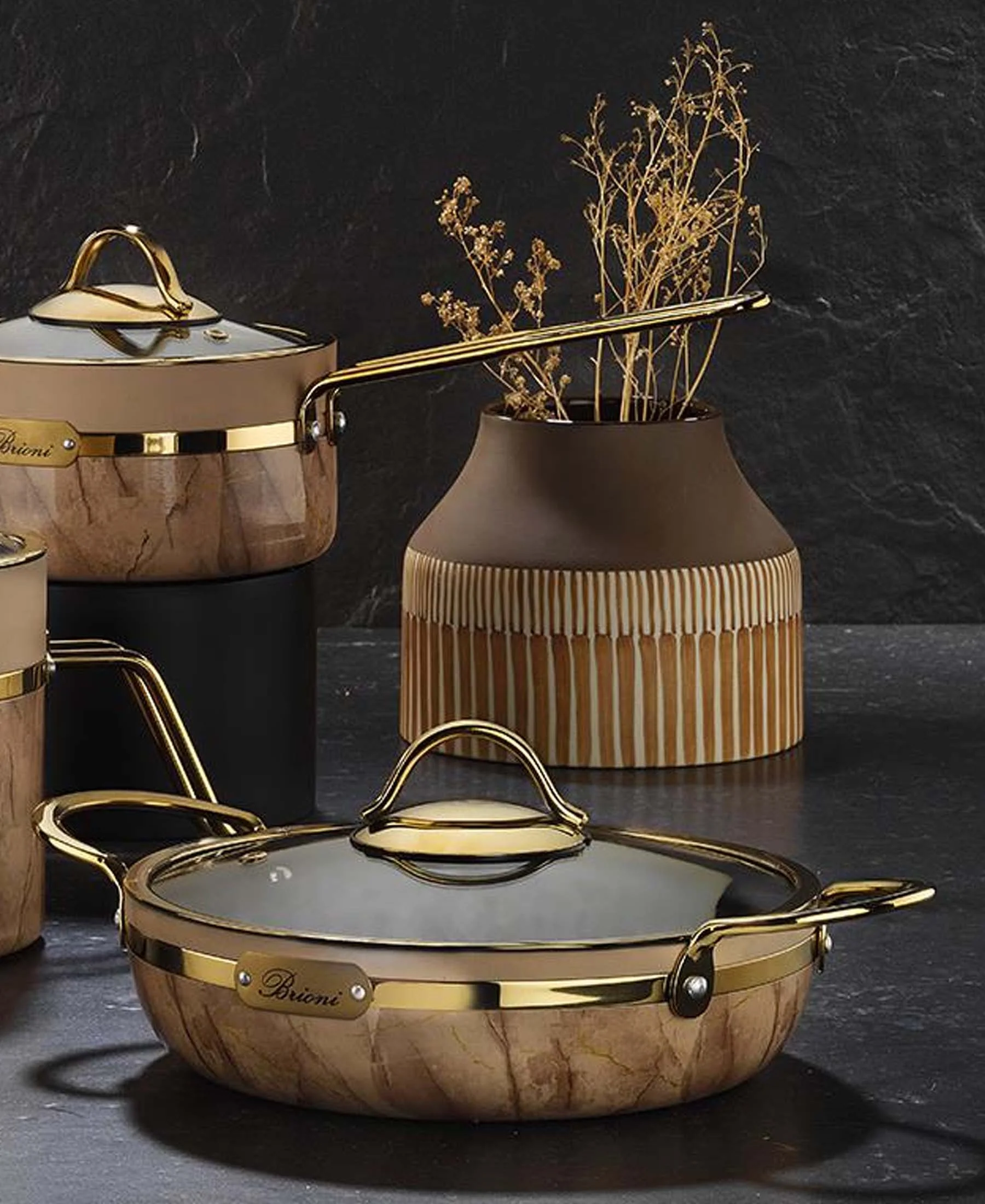 Brioni Selection 22cm Granite Omelette - Beige