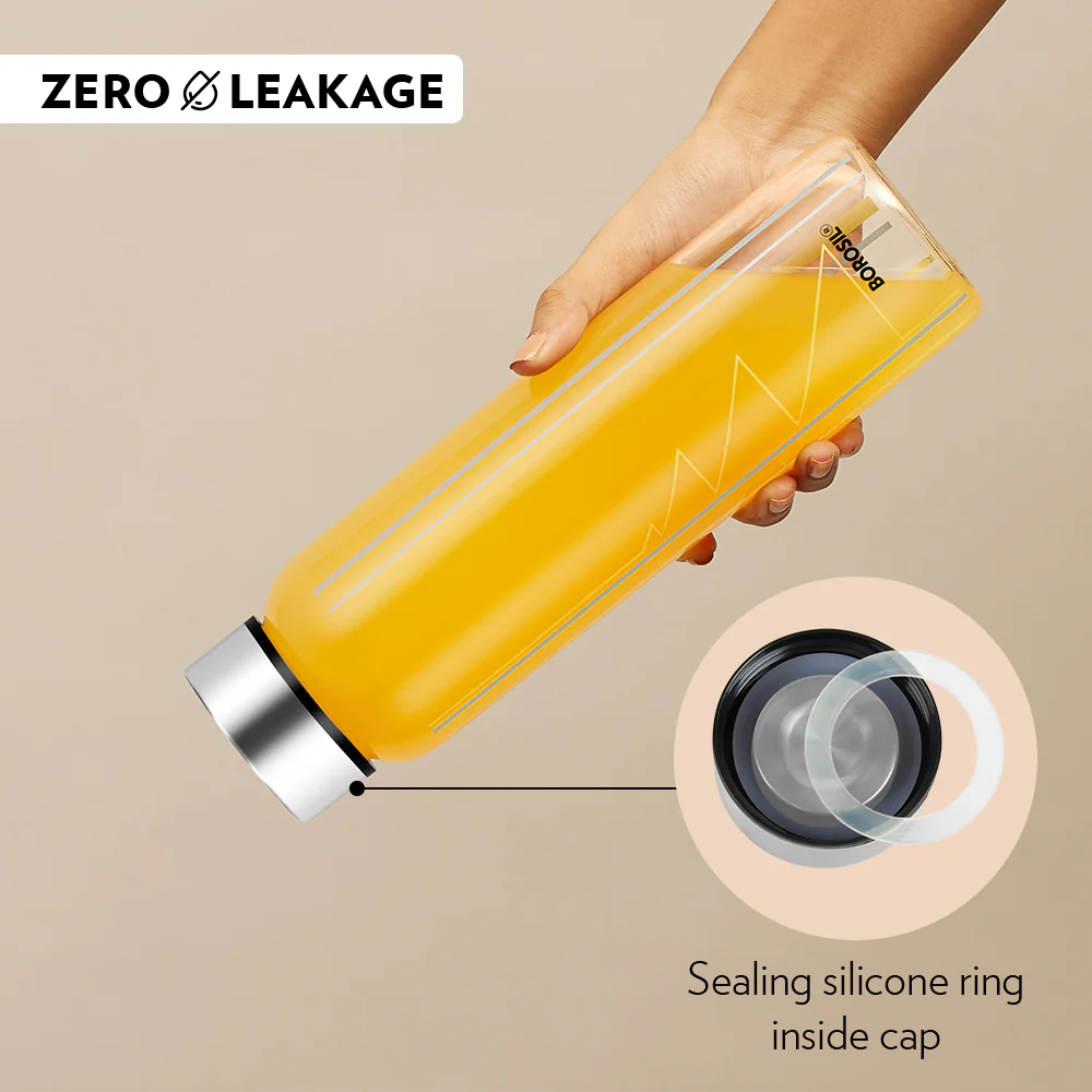 Crysto Wide Mouth Sintra Glass Bottle