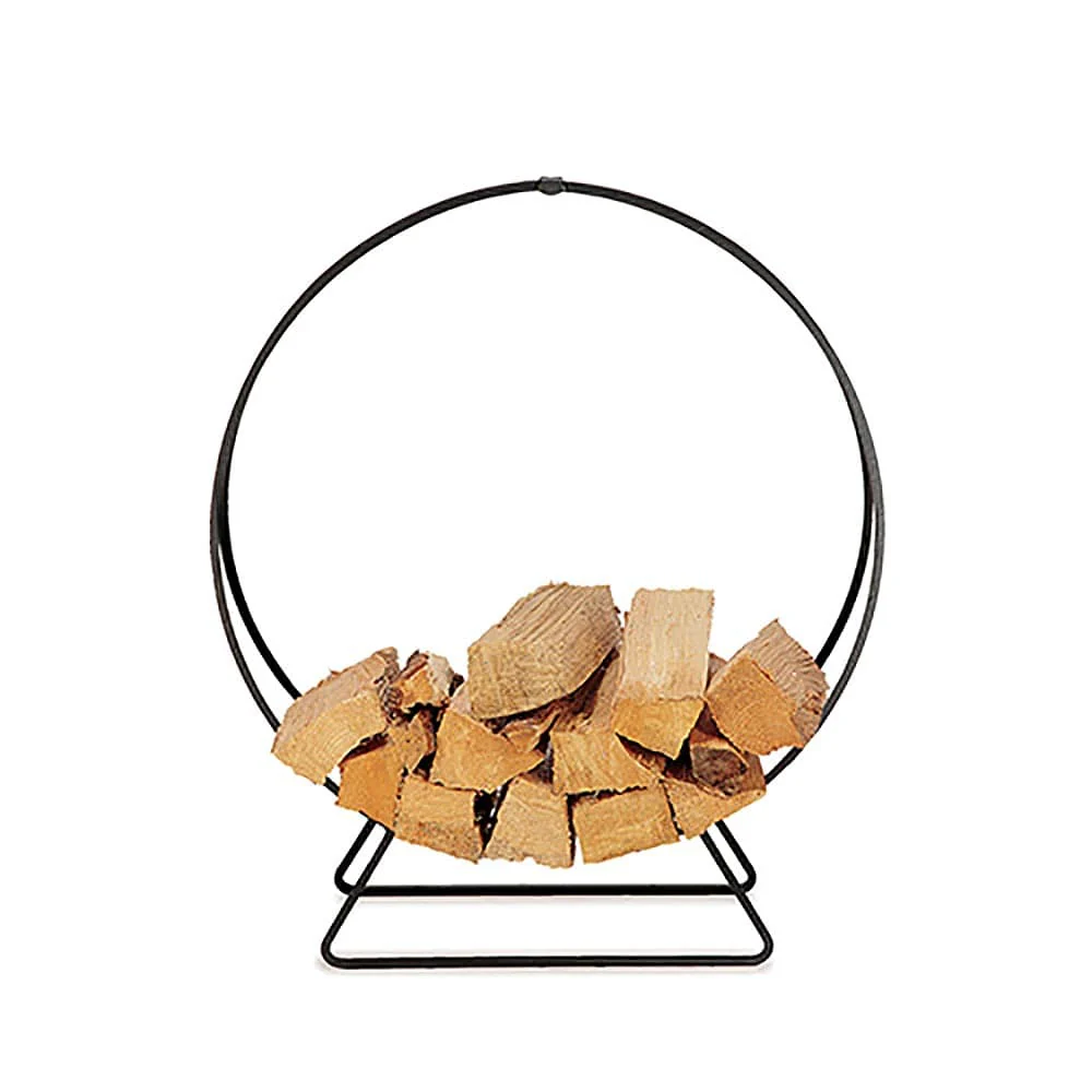 Log Hoop, Matte Black 36-in