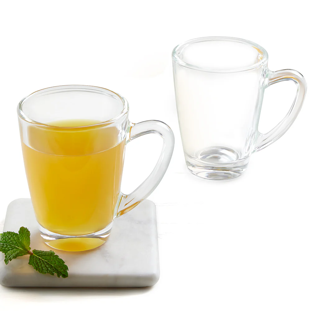 Borosil Serene Mug Set of 2, 195 ml