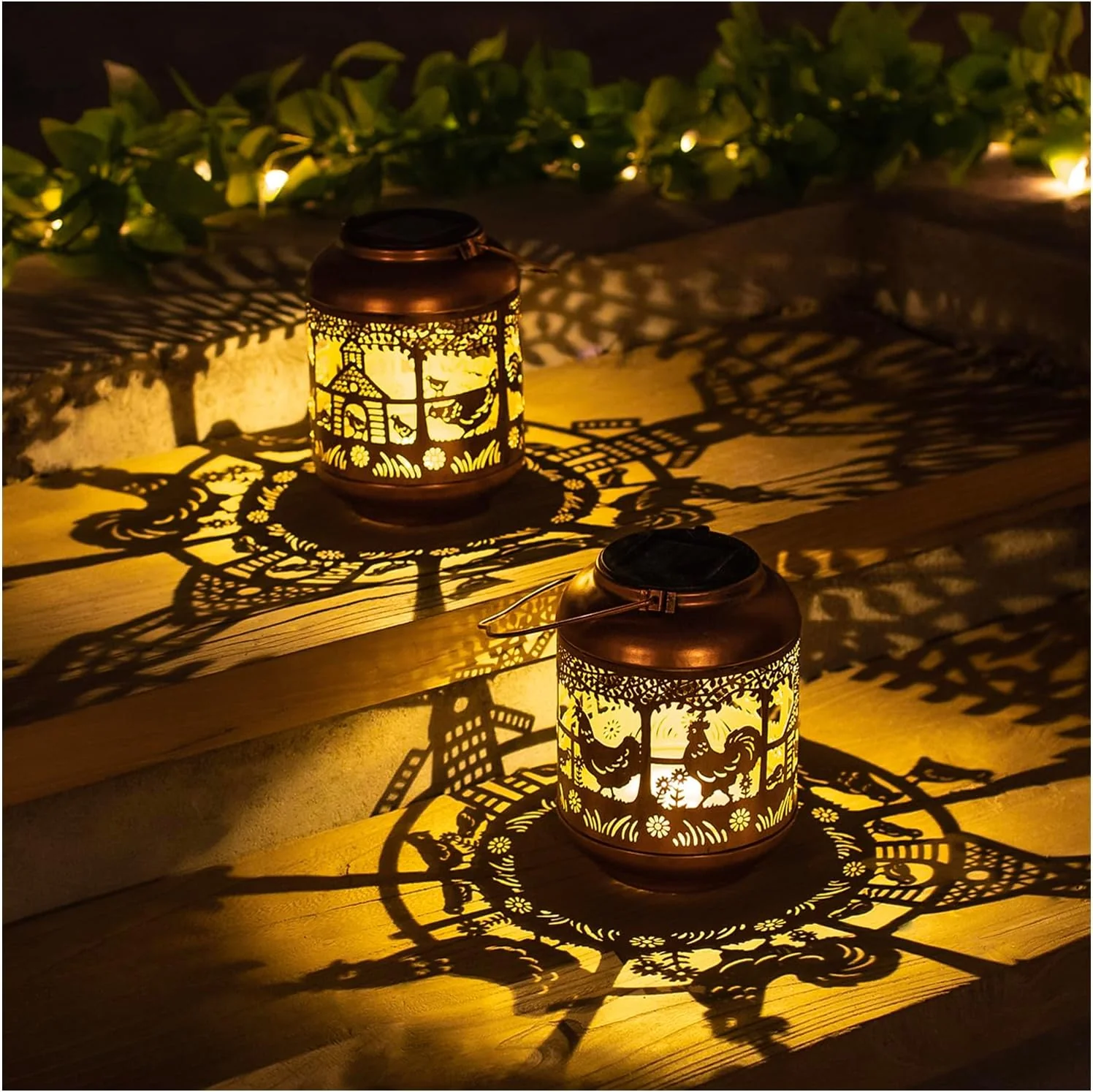 Solar Lanterns Outdoor Waterproof,  Decorative Light for Yard,Patio,Lawn,Tabletop,Pathway,Landscape,Garden Decor