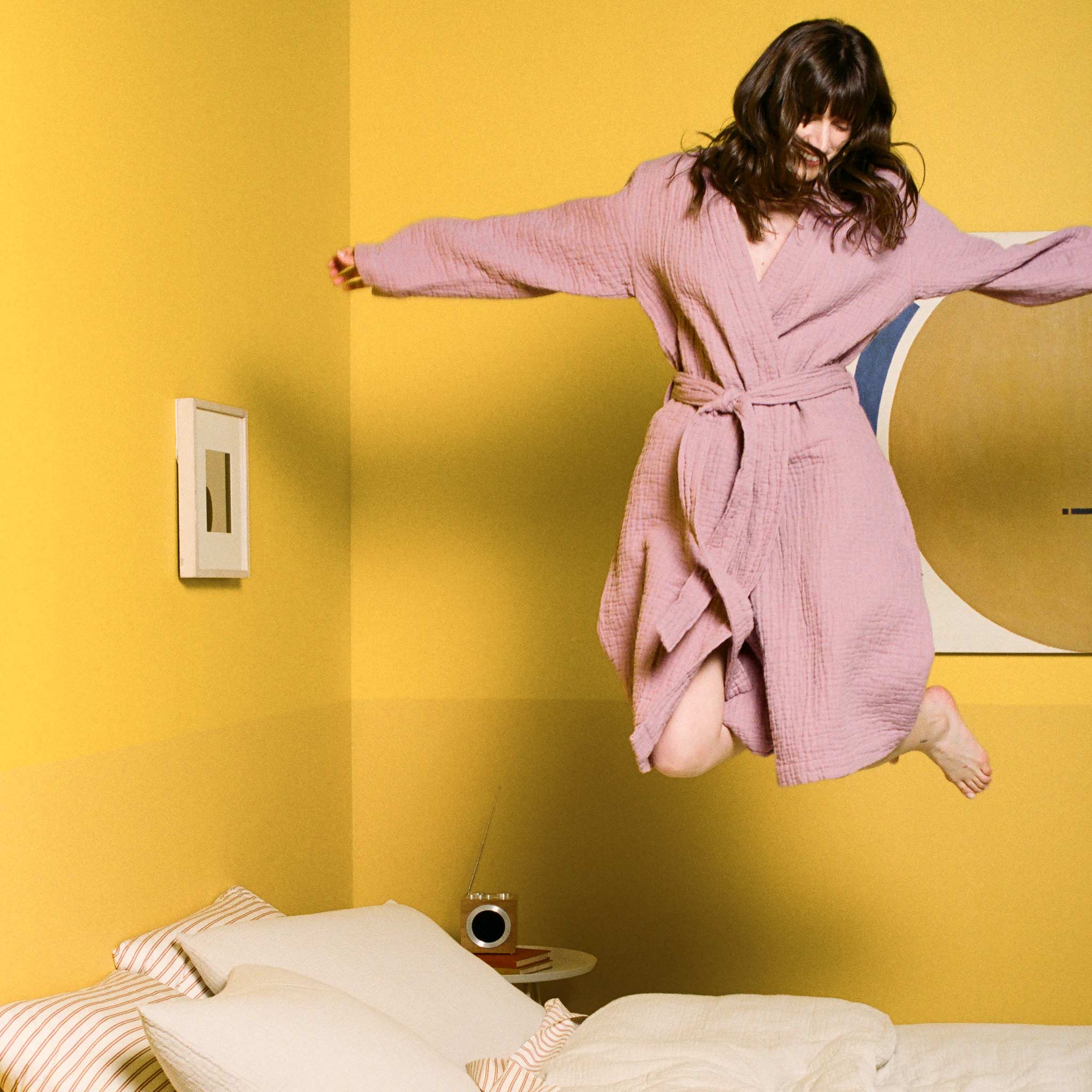 Breezeweave Crinkle Cotton Robe - Last Call