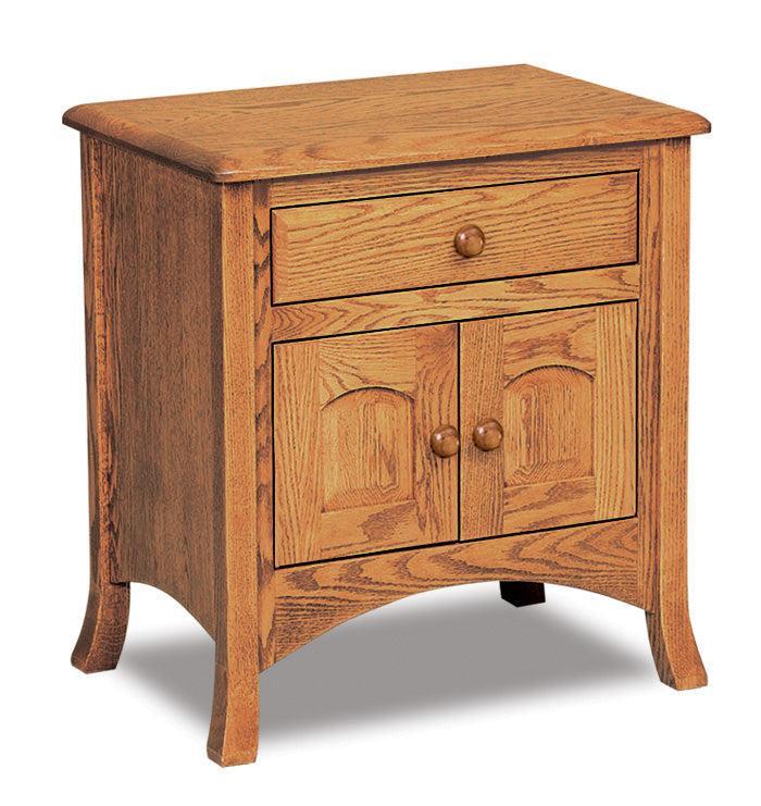 Amish Carlisle One Drawer Two Door Nightstand