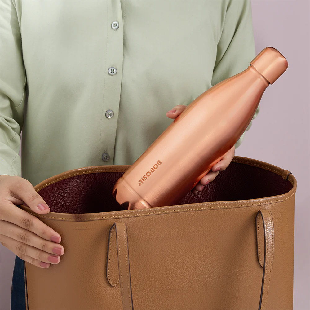 Canvas-Plain Copper Bottle