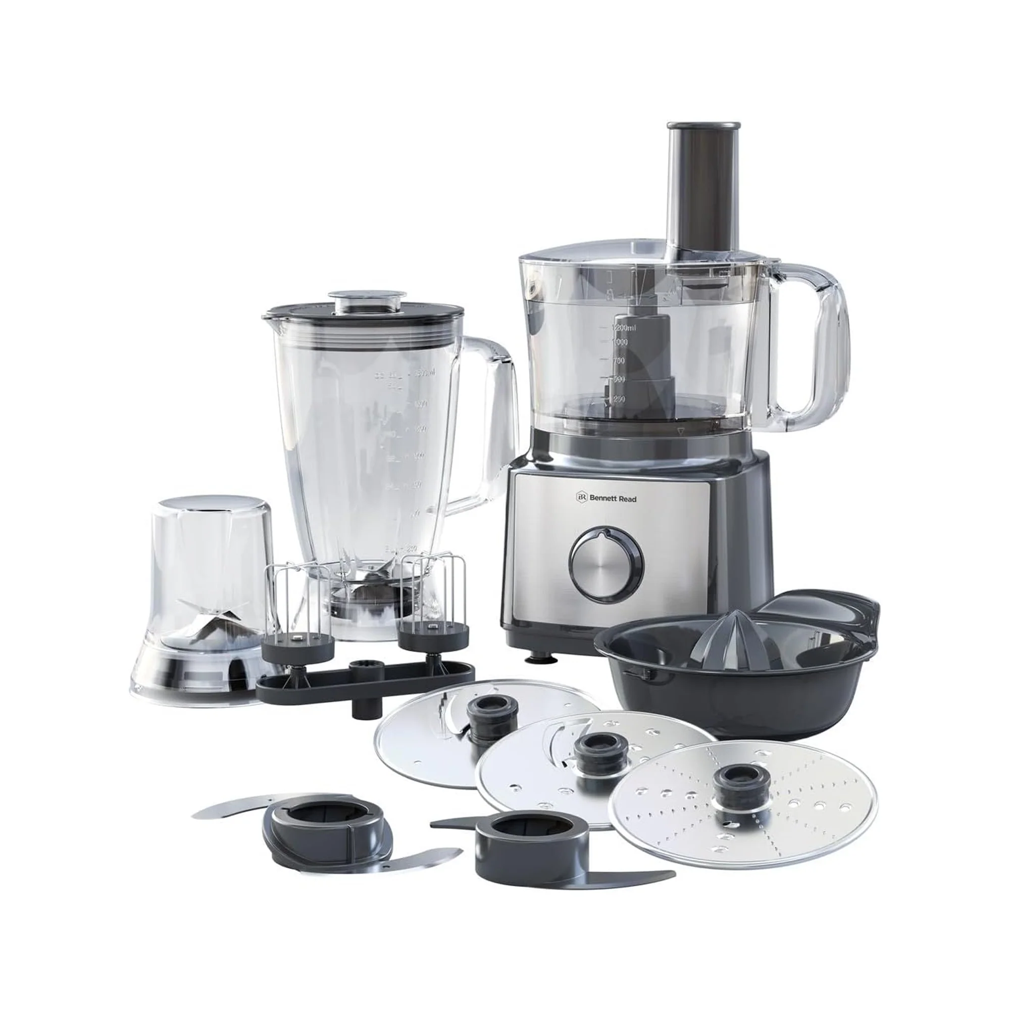 Bennett Read Premio 20 750W Food Processor Silver & Black