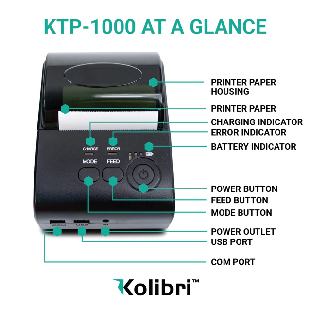 Kolibri KTP-1000 Thermal Printer