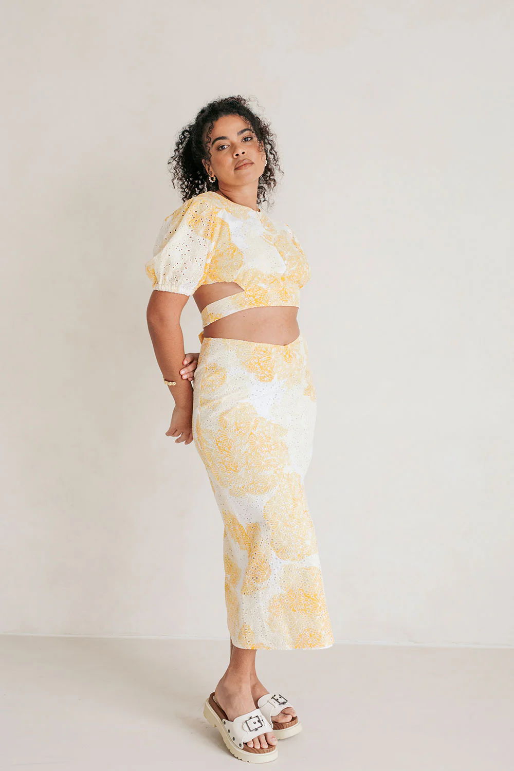 SAMPLE-Avani Midi Skirt - Solstice