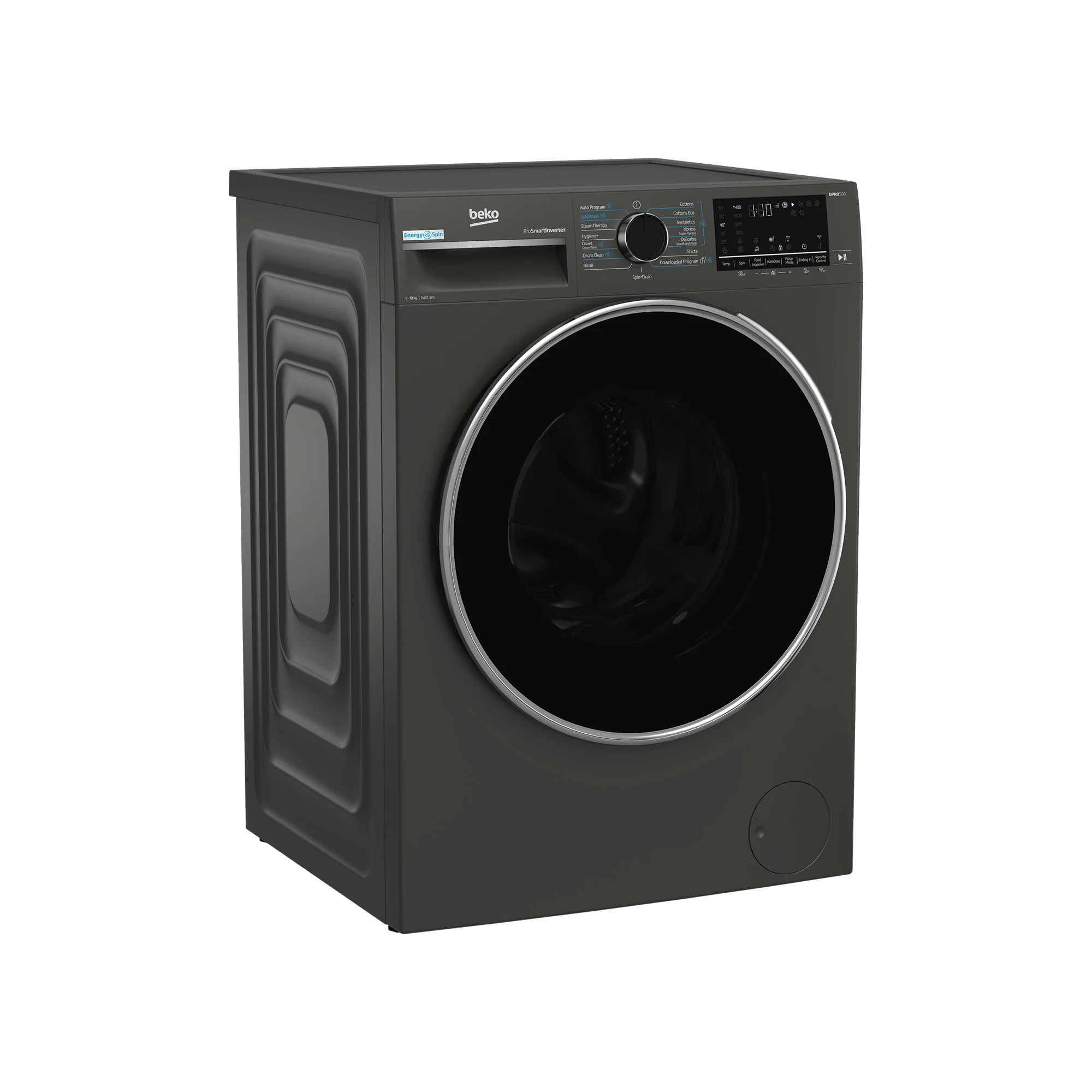 Beko 10kg Front Loader Washing Machine Twilight Grey