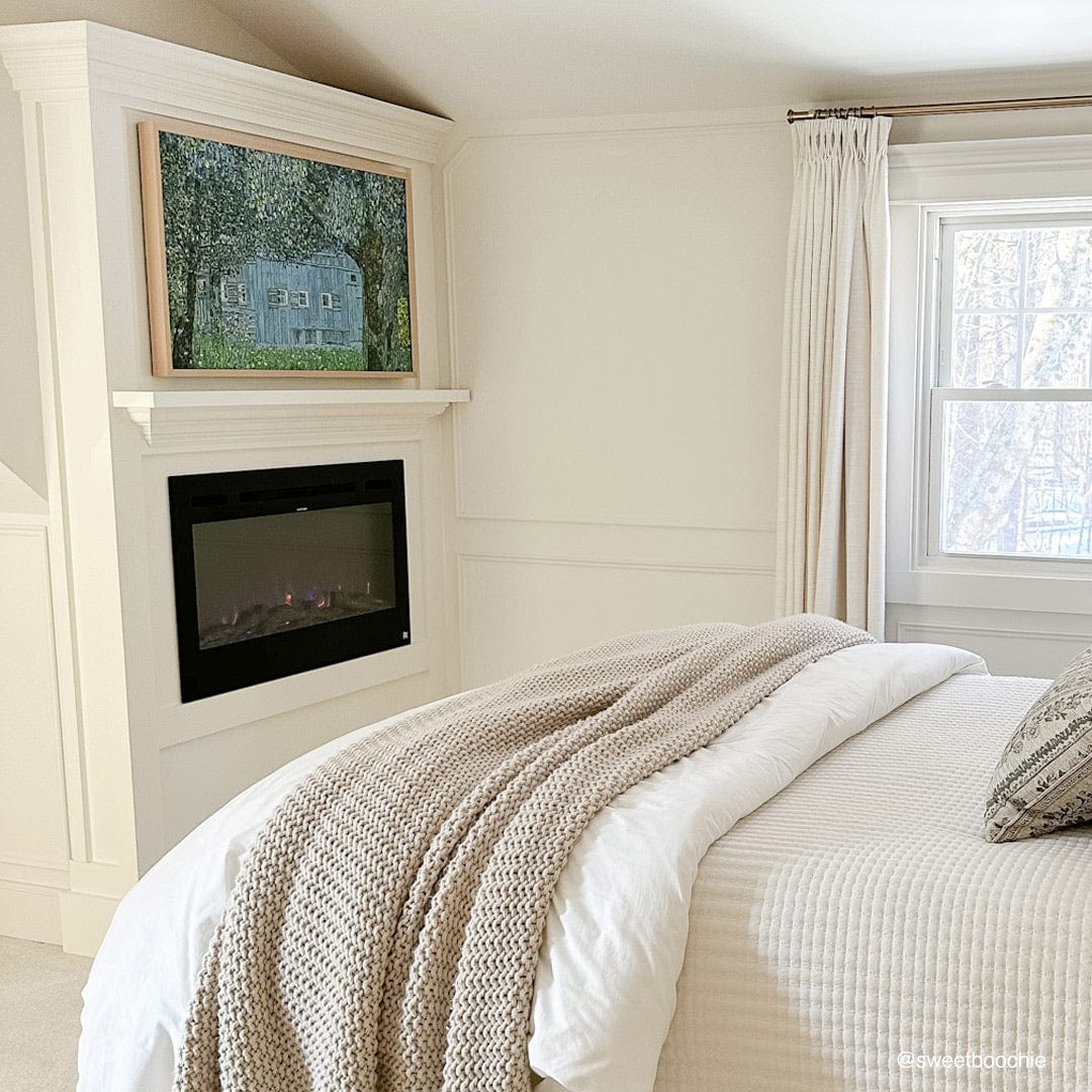 The Sideline 36 Inch Recessed Smart Electric Fireplace 80014