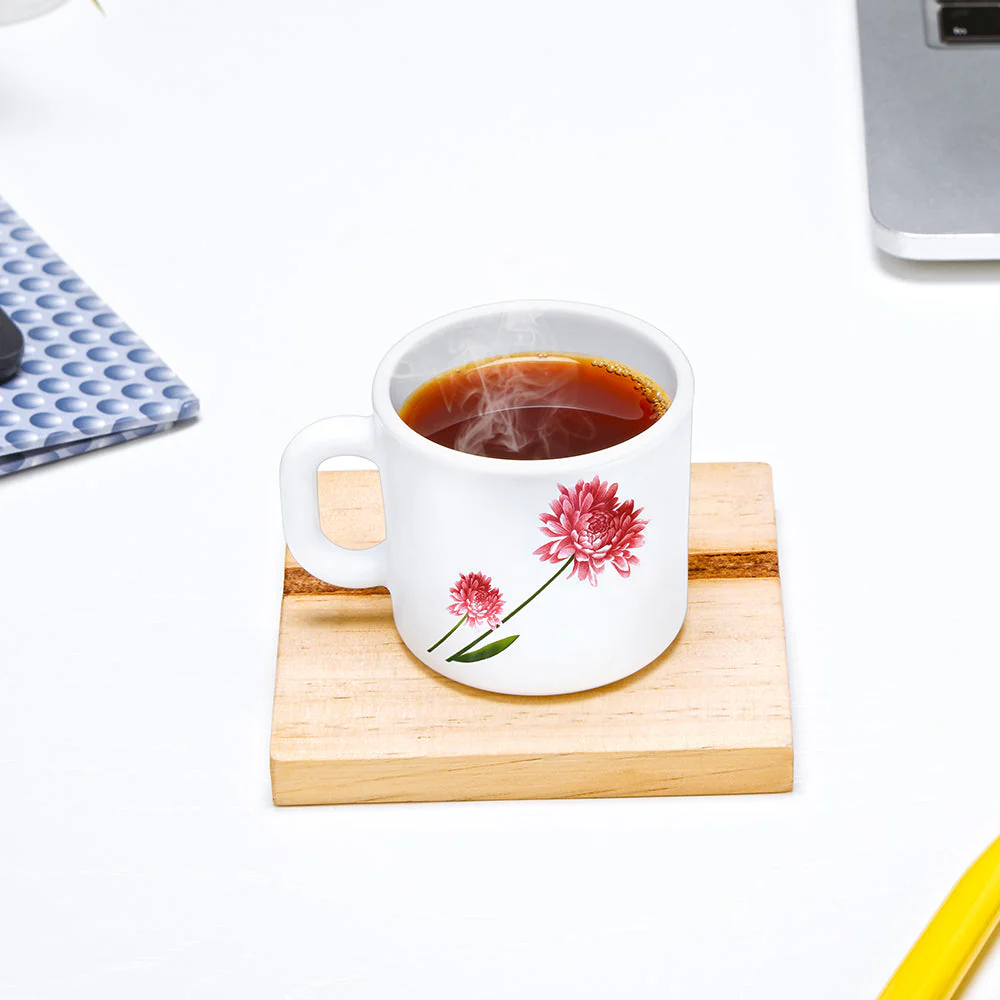 Larah by Borosil Belle Mug Set, 240ml x 2