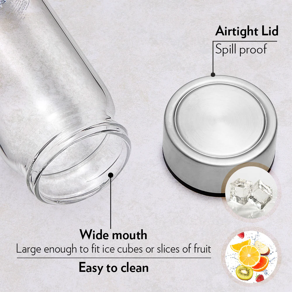 Neo Wide Mouth Roma Glass Bottle