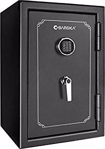 Barska AX12674 4.40 Cubic Foot Fireproof Vault Safe, Black