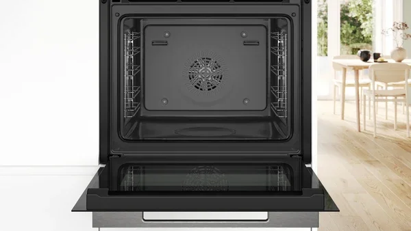 Bosch Series鈥? 鈥?71鈥疞 Built鈥慽n Oven Black | HBG7341B1B
