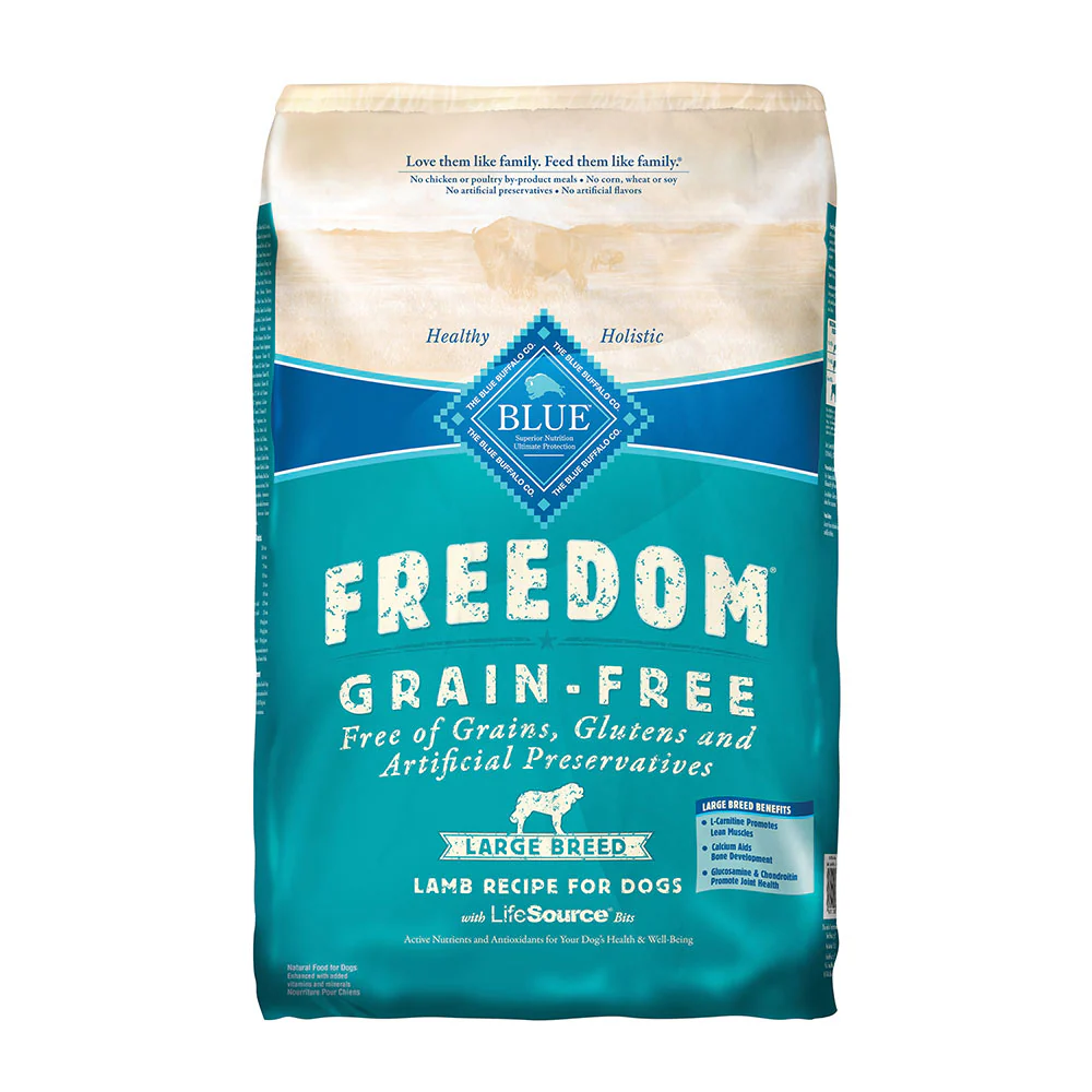 Blue Buffalo® Freedom® Grain Free Lamb Recipe Large Breed Adult Dog Food 24 Lbs