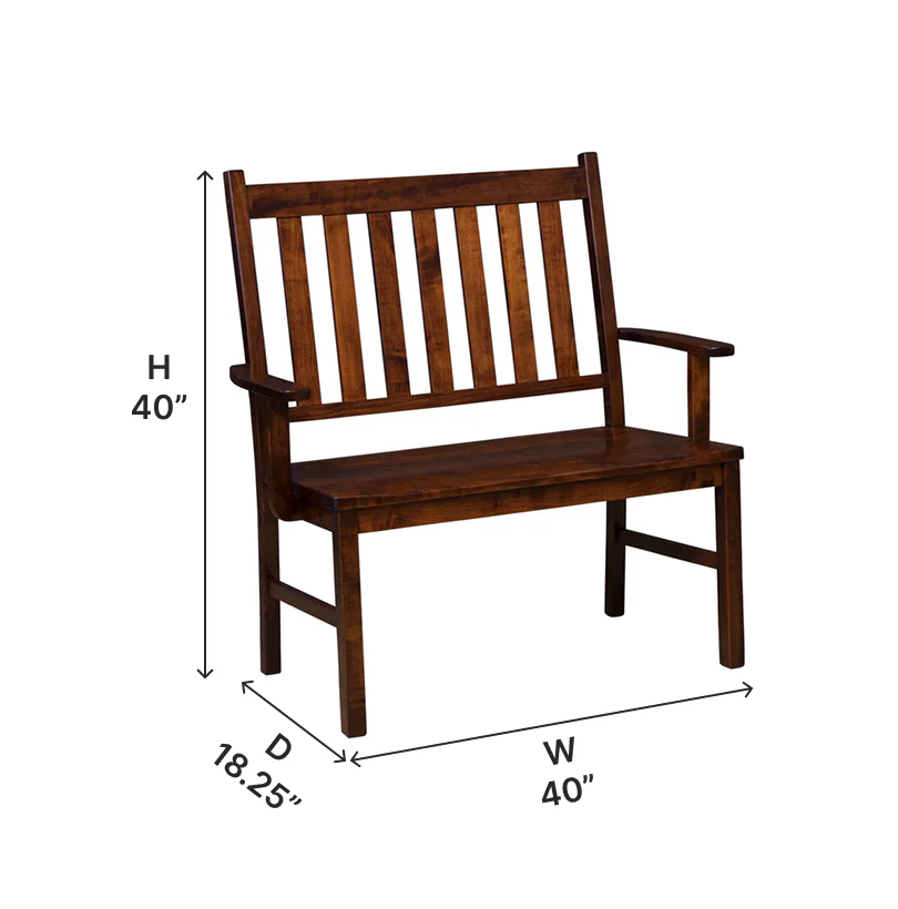 Amish Denver Bench