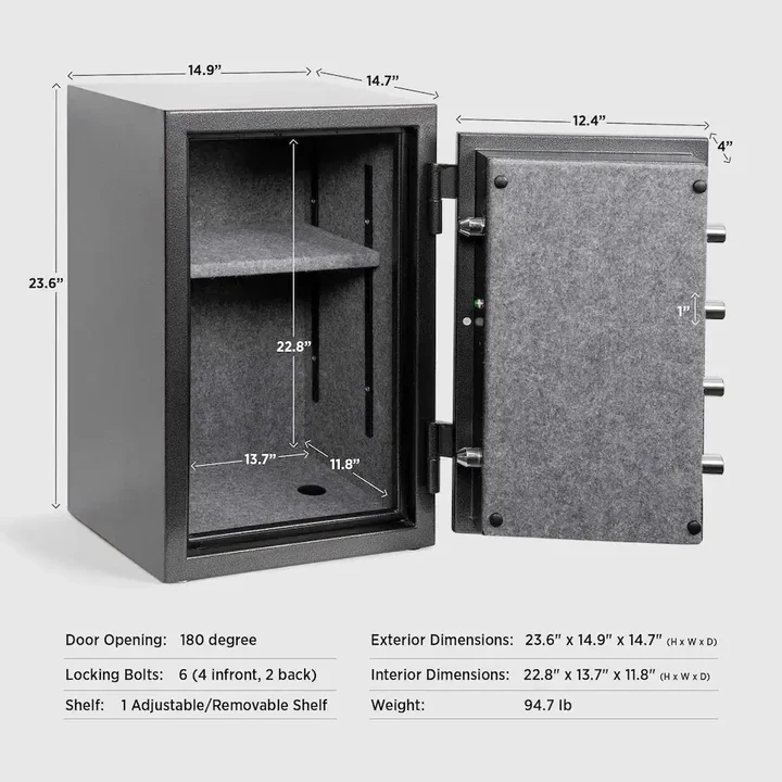 IslandSafe FNS60 FireShield Large Fireproof Safe
