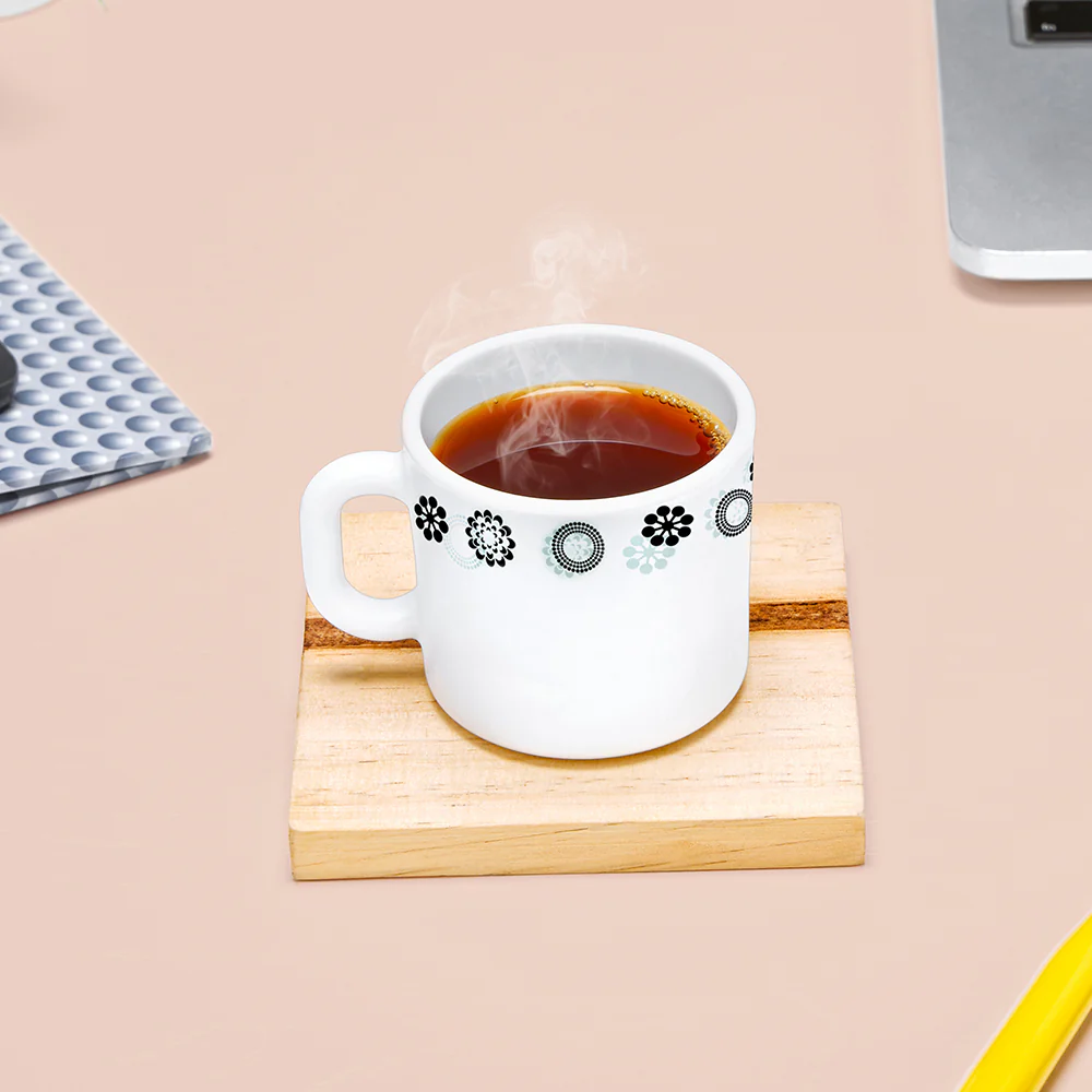 Larah by Borosil Universe Mug Set, 100ml x 6