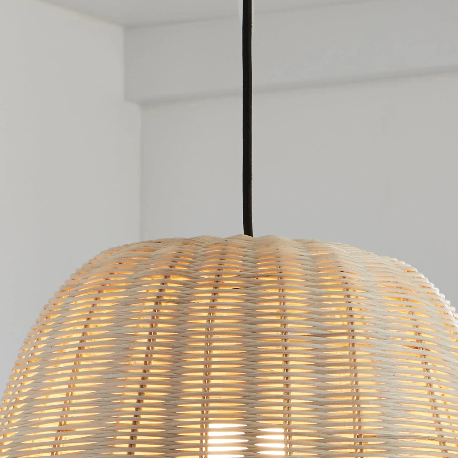 Nature Woven Pendant Light, Includes 1 Pcs LED Light Bulb