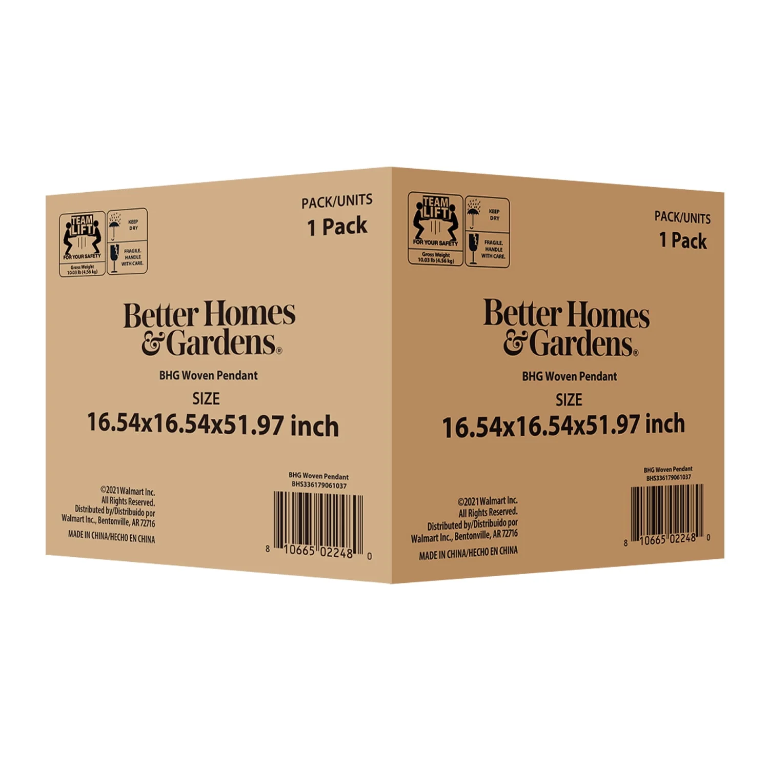 Nature Woven Pendant Light, Includes 1 Pcs LED Light Bulb