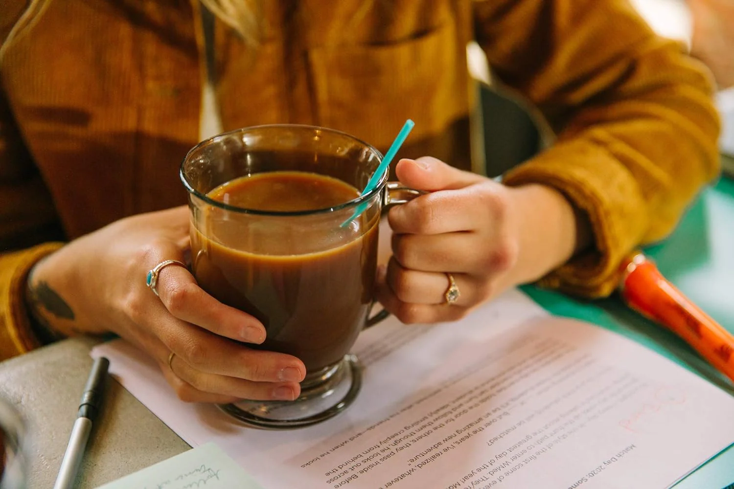 Eco-Friendly Cocktail Straws 6,000 Count - Sustainable Marine Biodegradable Compostable Stirrer, 6 Pack