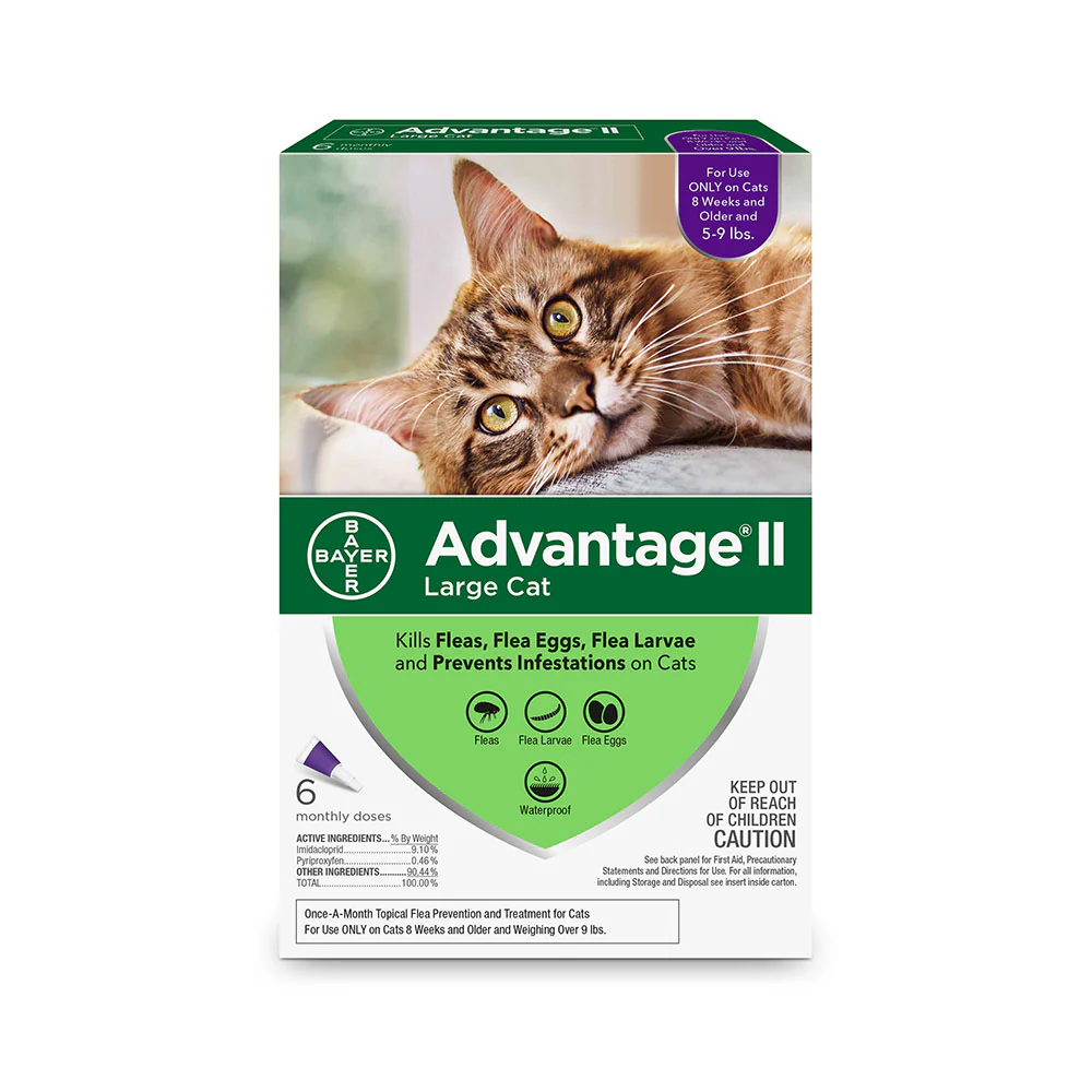 Advantage® II Flea Treatment for Large Cat 6 Dose
