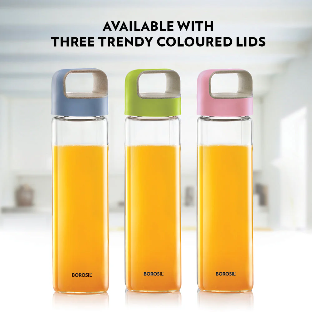 Crysto Wide Mouth Clear Glass Bottle