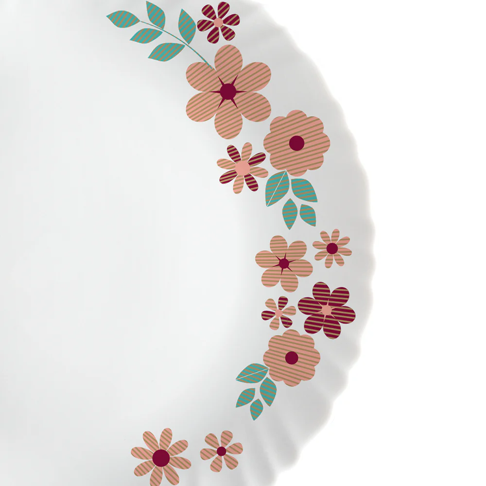 Larah by Borosil Ayana 47 pc Dinner Set